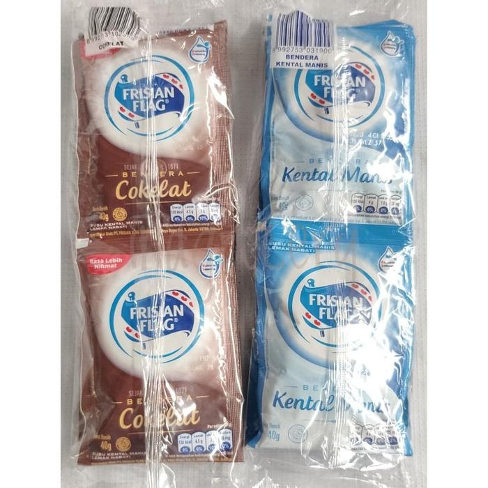 Gambar SUSU KENTAL MANIS FRISIAN FLAG (ALL VARIANT) 6pcs x 40gr dari INAgrocery undefined Tokopedia