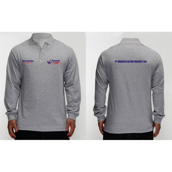 Jual Kaos Polos Lengan Panjang Berkerah Surabaya