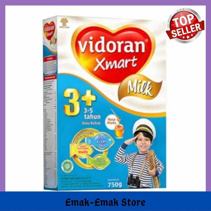Gambar VIDORAN XMART 3+Susu Formula Pertumbuhan Anak Vanila / Madu 725gramEES dari Emak-Emak Store undefined Tokopedia