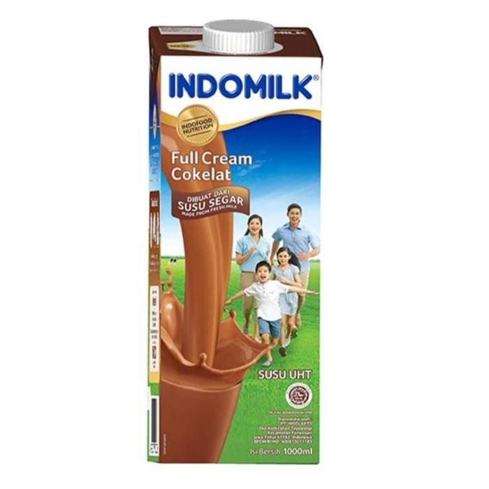 Gambar Susu Indomilk 1000 ml UHT Cokelat / Full Cream 1 Liter Susu Segar - COKELAT dari Kappy Store undefined Tokopedia