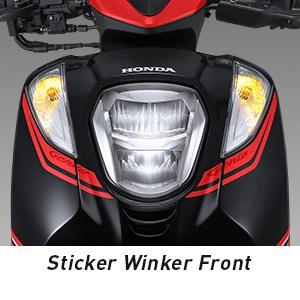 Gambar Sticker Body Sein (Sticker Winker FR Red) – Genio dari Honda Mitra Jaya Group undefined Tokopedia