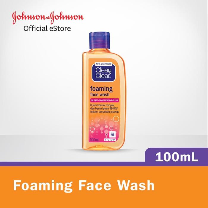 clean & clear foaming face wash harga