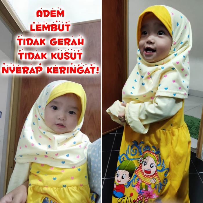 Gambar BAJU MUSLIM GAMIS ANAK PEREMPUAN 1-6 TAHUN + HIJAB - 5-6th dari Maruno undefined Tokopedia