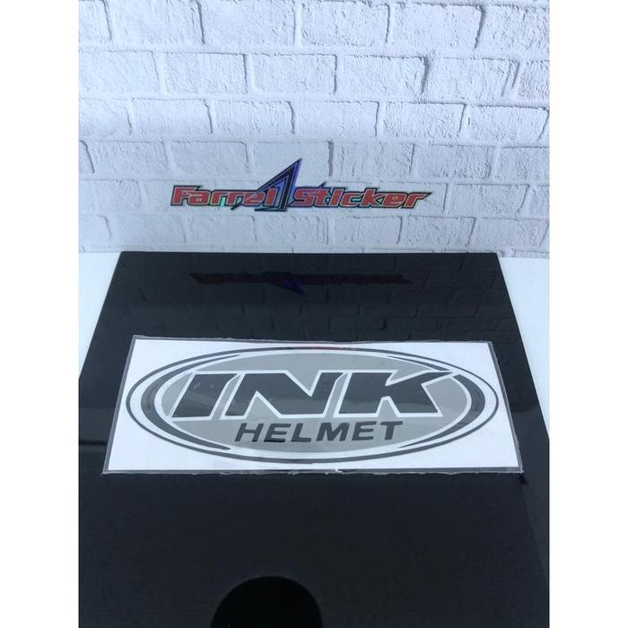 Gambar Stiker helm sticker helmet ink 2 oval dari Farrel Sticker undefined Tokopedia