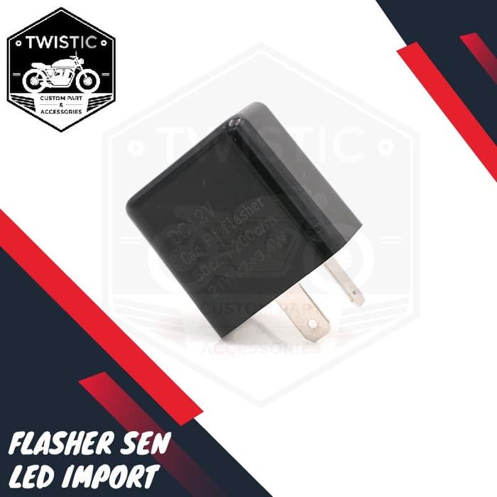 Gambar Flasher Flaser Relay Lampu Sein Sen Kedip Cepat Hazard dari TWISTIC CUSTOM undefined Tokopedia