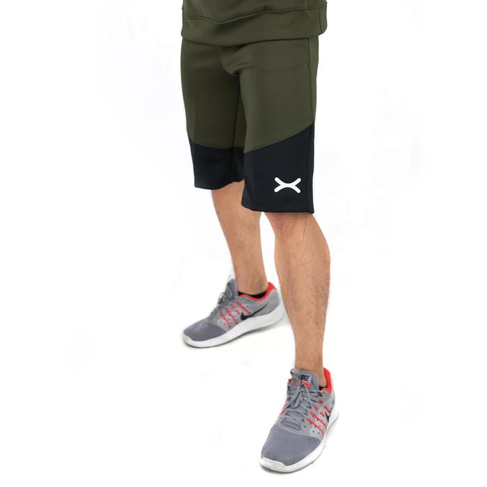 Gambar FLEXZONE Celana Pendek Selutut Pria Gym Lari Jogging FCS-003AR - L dari Flexzone undefined Tokopedia