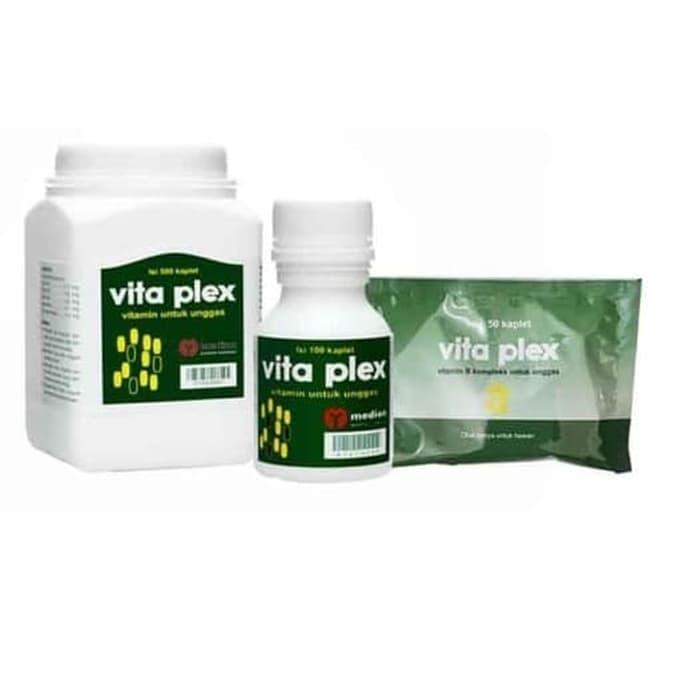 Gambar VITA PLEX/VITAPLEX ISI 100 KAPLET - vitamin hewan - 100kp dari vetma pet poultry undefined Tokopedia