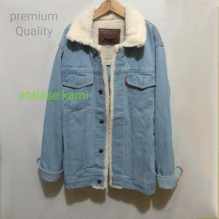 Gambar Jaket jeans sherpa pria jaket jeans bulu jaket jeans pria termurah - Sherpa Bioblitz, L dari etalase kami undefined Tokopedia