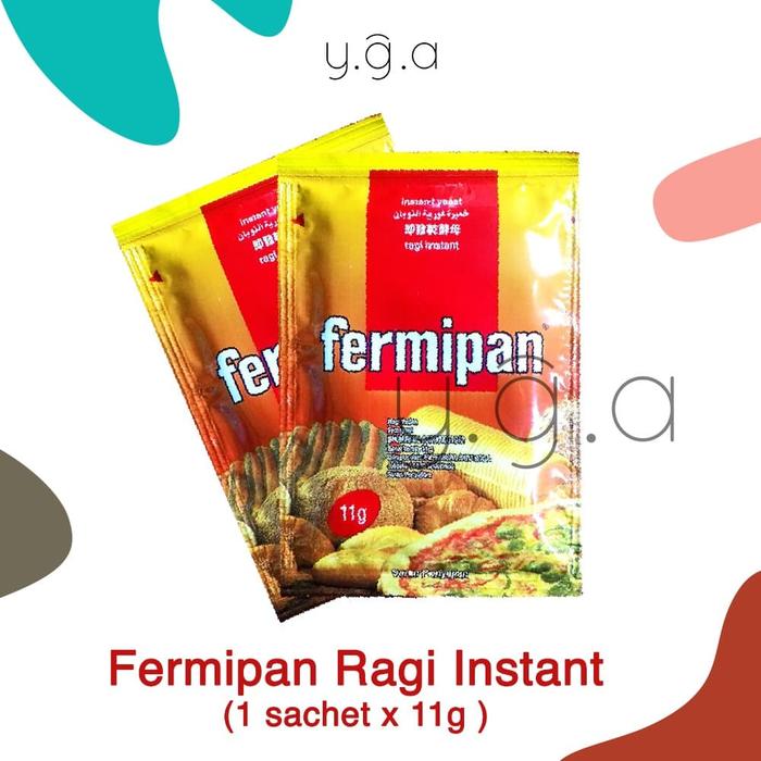 Gambar Fermipan Ragi Instant 1 Sachet (11gr) / Instant Yeast dari YGA Bahan Kue undefined Tokopedia