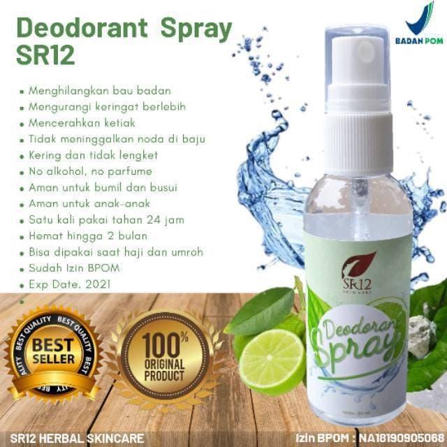 Jual Sr12 Deodorant Spray Deodoran Herbal Penghilang Bau Badan Ketiak Sr 12 Kab Tangerang Toko Ibu Widodo Tokopedia