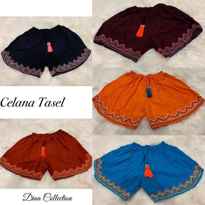 Gambar Celana Tasel Bali - Merah, XL dari MadeSukawati undefined Tokopedia