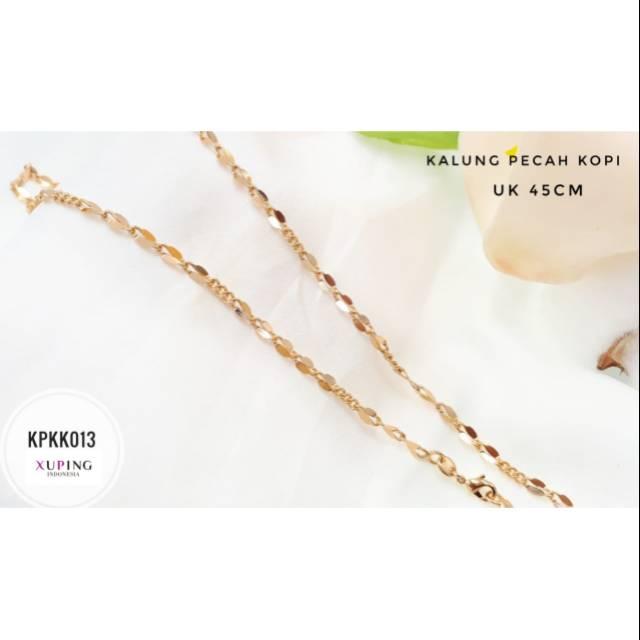 Jual Kalung Emas Pecah Kopi By Xuping Kota Bekasi Awet Koleksi Tokopedia