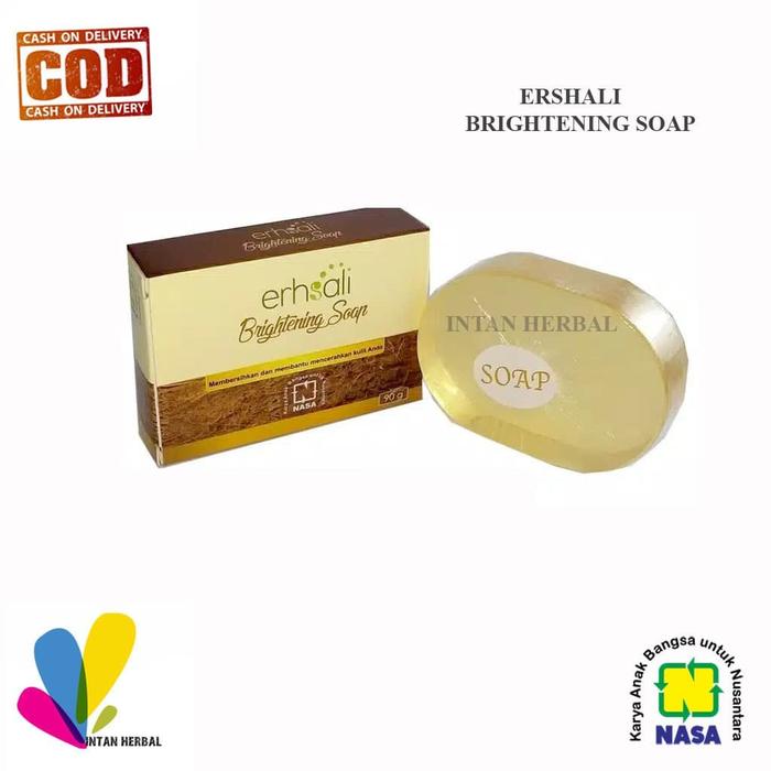 Gambar ERSHALI BRIGHTENING SOAP NASA SABUN MUKA PENCERAH WAJAH EBS NASA dari Intan Herbal Nasa undefined Tokopedia