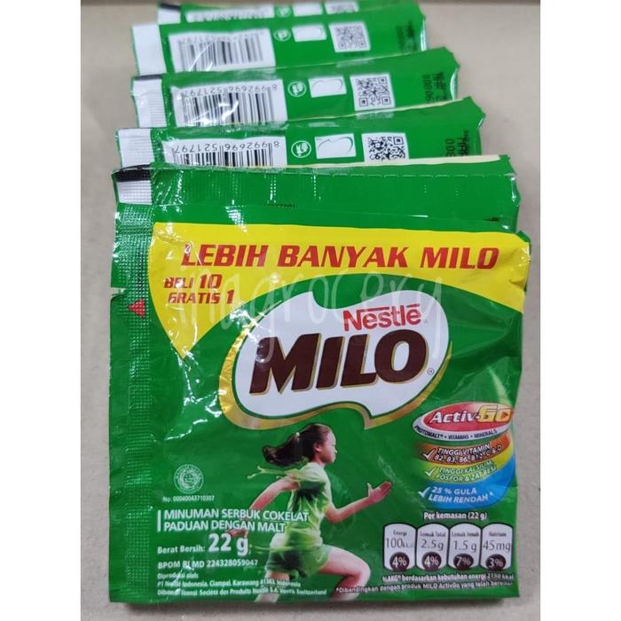 Gambar MILO 10+1pcs x 22gr dari INAgrocery undefined Tokopedia