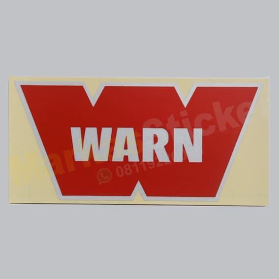 Gambar Sticker Warn dari Markas Sticker. undefined Tokopedia