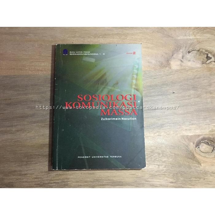 Gambar Buku Modul UT - Sosiologi Komunikasi Massa Edisi 2 - SKOM4205 dari Koooooy jualan undefined Tokopedia
