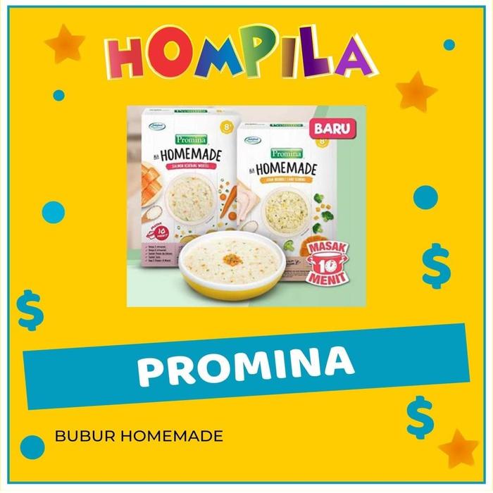 Gambar PROMINA HOMEMADE SALMON KENTANG WORTEL - AYAM BROKOLI LABU KUNING - A.BROKOLI LABU dari Hompila Baby Shop undefined Tokopedia