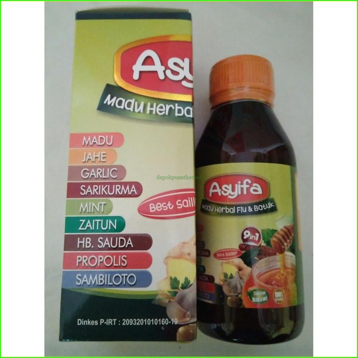 Gambar Madu Herbal Flu dan Batuk 9 in 1 ASYIFA - her15 dari Depok Pusat Herbal undefined Tokopedia