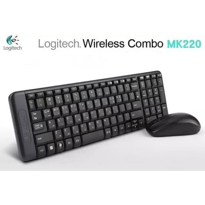 Gambar Keyboard Logitec Dan Mouse Wireless Combo MK220 dari BintangRayaKomputer undefined Tokopedia