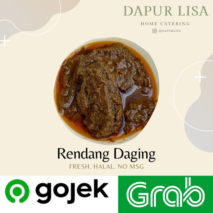 Gambar Rendang Daging Sapi / Rendang Daging Kemasan / Rendang Dapur Lisa dari Dapur Lisa Jakarta undefined Tokopedia