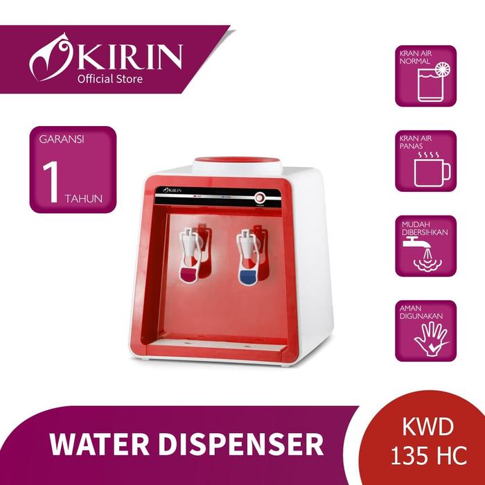 Gambar KIRIN WATER DISPENSER | KWD-135HC | RED dari Kirin.indonesia undefined Tokopedia