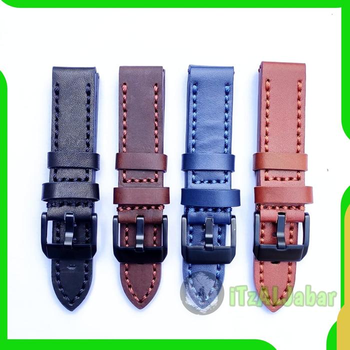 Gambar Tali jam tangan Swiss army Kulit Asli Leather strap 22 mm 24 mm - Hitam, 22mm dari iTzALJabar undefined Tokopedia