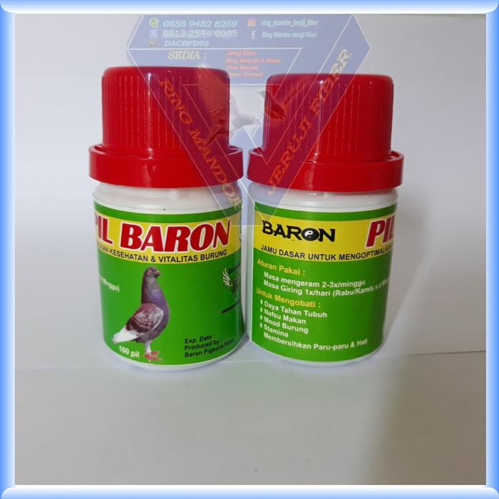 Gambar JAMU MERPATI - PIL BARON dari CV. RING MANDOR undefined Tokopedia