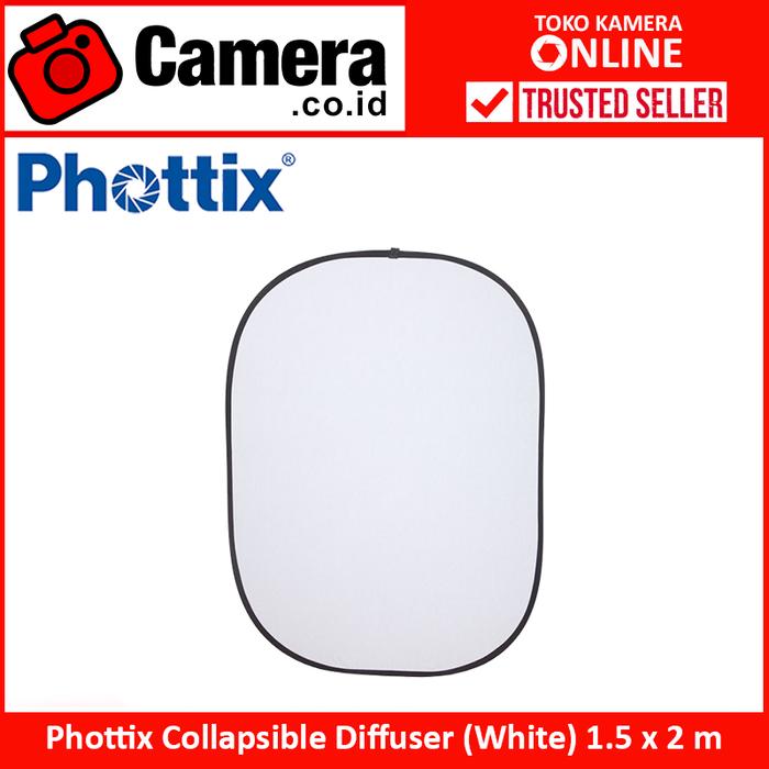 Gambar PHOTTIX Collapsible Diffuser (White) 1.5 x 2m dari CAMERA CO ID undefined Tokopedia