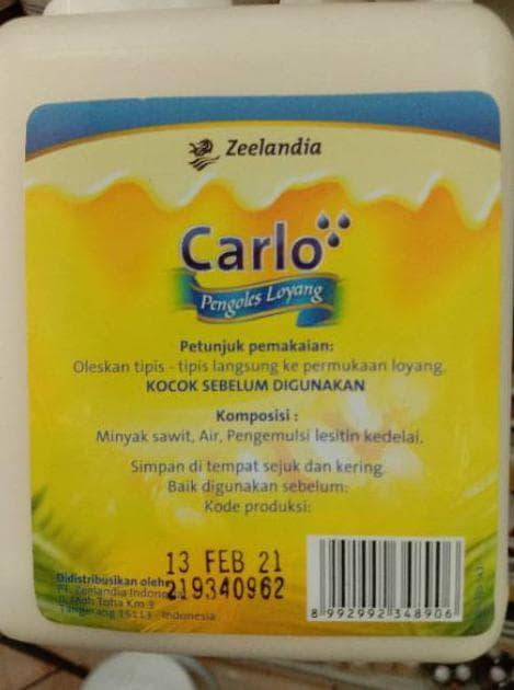 Jual Carlo Pengoles Loyang Minyak Anti Lengket 500 Gram Berkualitas Kota Batu Dianasution Tokopedia