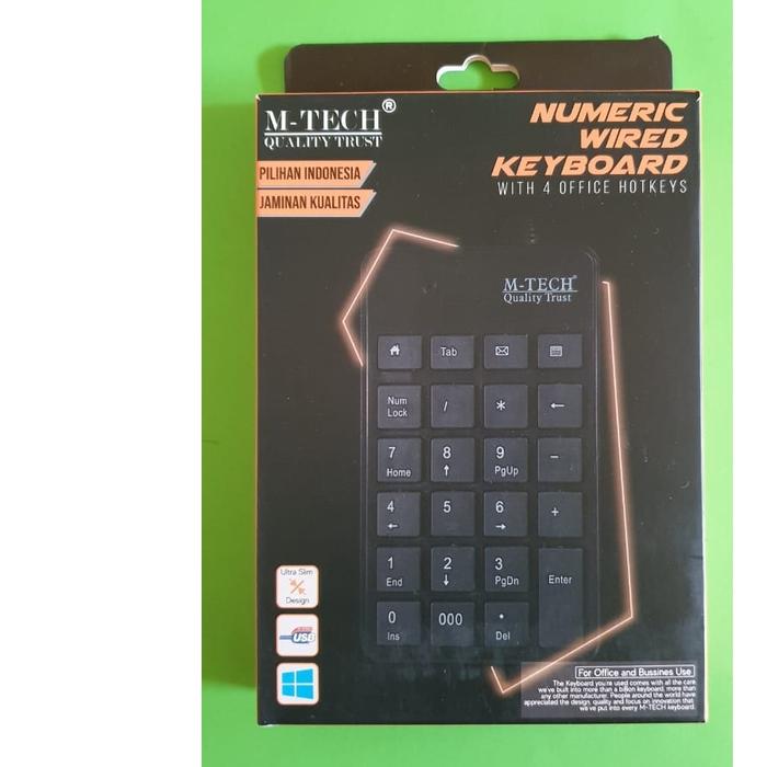 Jual Keyboard Numeric Wired Mtech High Quality Di Seller Sweet Shop ...