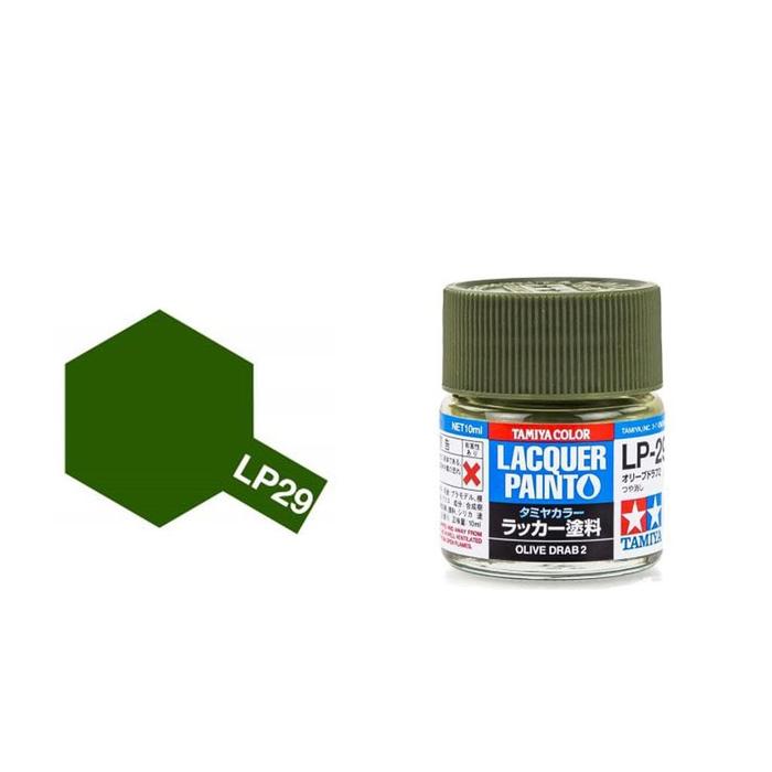 Gambar Tamiya Color Lacquer LP29 Olive Drab 2 10 ML Cat Gundam Model Kit dari XYos undefined Tokopedia