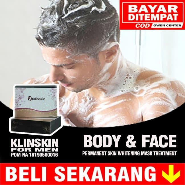Jual Sabun Pemutih Wajah Badan Pria Permanen Klinskin Men Original Bpom Kab Cirebon Gwen Shop Online Tokopedia
