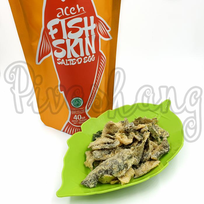 Gambar GROSIR Aceh Fish Skin Salted Egg 40gr Mirip Irvins Ei FREE Bubble Wrap - Original dari Pivashang undefined Tokopedia