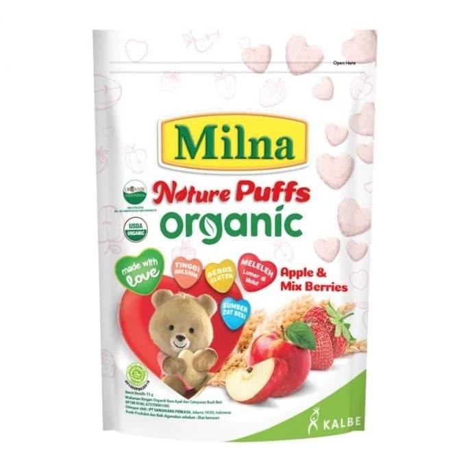 Gambar Milna Nature Puff Apple Mix Berries 15 gr Cemilan Anak dari Toko Oneway - Cabang undefined Tokopedia