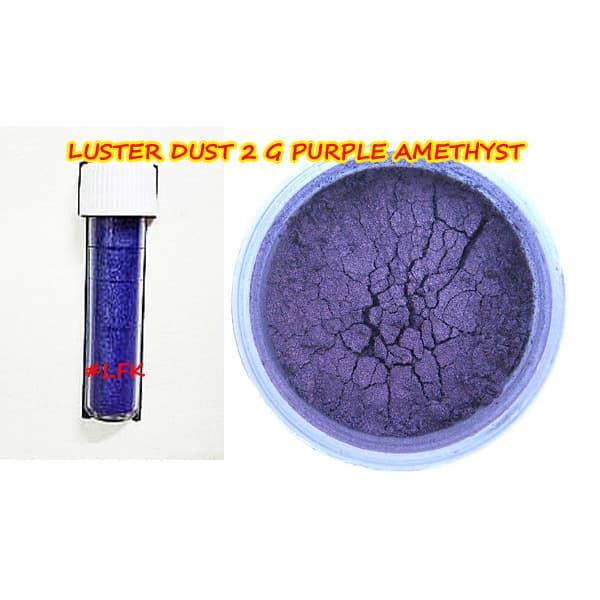 Gambar 2G METALLIC UNGU PURPLE LUSTRE DUST WED EDIBLE BUBUK LUSTER CAKE KUE - 2 gram dari LFk ONLINE undefined Tokopedia