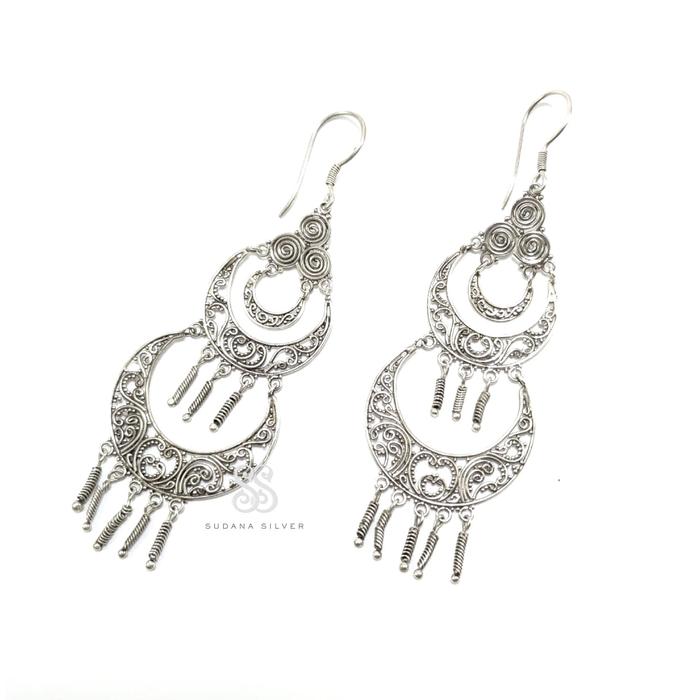 Gambar Anting Perak Genjer India Silver 925 Handmade Bali dari Sudana Silver undefined Tokopedia