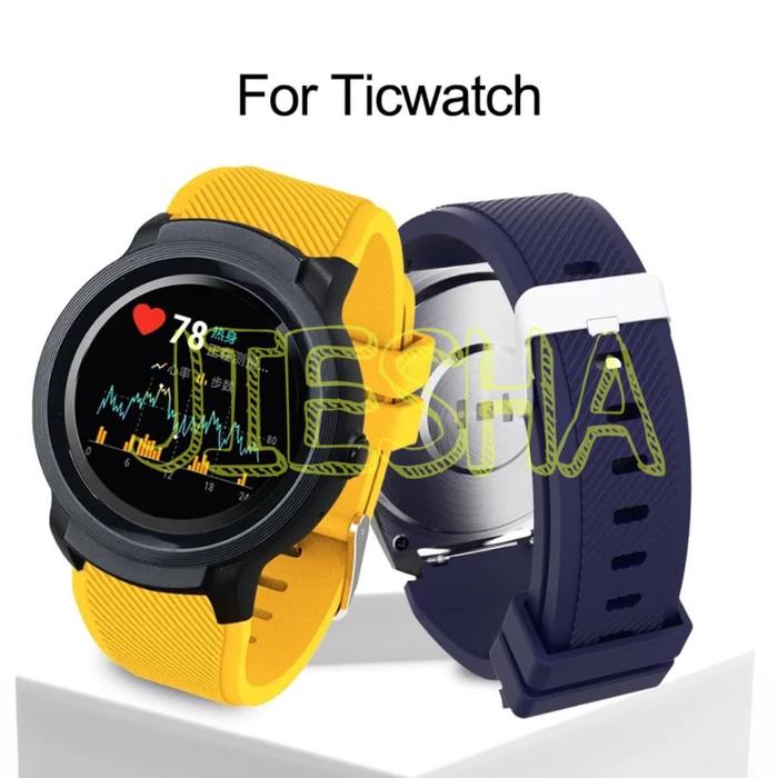 Strap Ticwatch 2s TICWATCH S2 E2 PRO STRAP SILIKON RUBBER WATCH