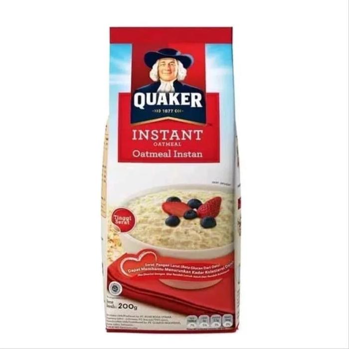 Jual Quaker Instan Oatmeal 200g Kota Bandar Lampung Chandra Superstore 