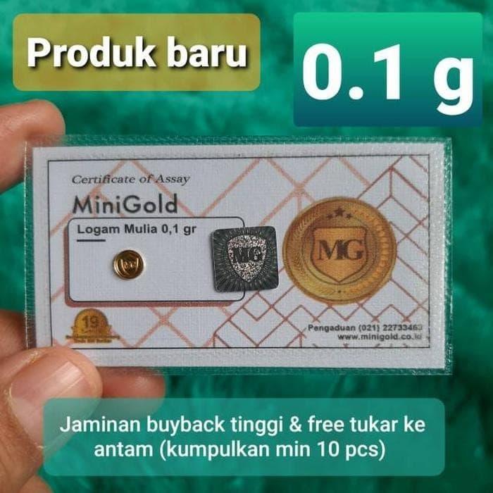 Jual Jual Minigold 0 1 Gram Logam Mulia Emas 24 Karat Asli Murah Jakarta Barat 193 Ratu Store 