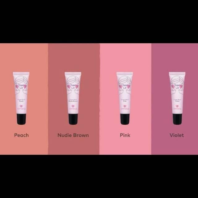 Gambar EMINA Cheeklit Cream Blush - Violet dari jselectiv by JHON Putra Kosmetik undefined Tokopedia