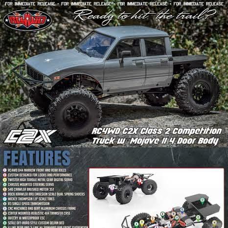 RC4WD C2X CLASS 2 COMPETITION TRUCK 