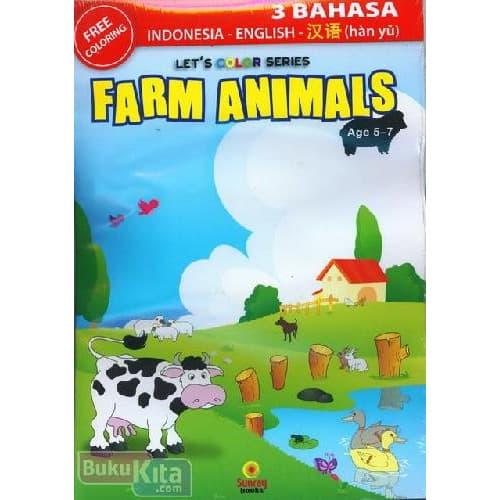 Gambar Buku Let's Color Series : Farm Animals (Age 5-7) oleh Tim Sunray books dari bukukitacom_NEW undefined Tokopedia