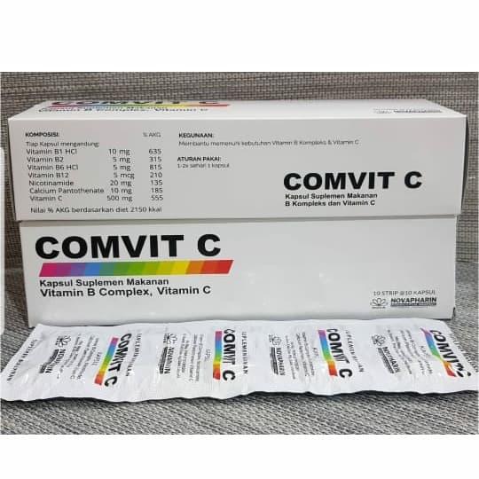 Jual Comvit C Kapsul Suplemen Makanan Vit B Complex Vitamin C 500 Mg Kota Surabaya H74 Tokopedia