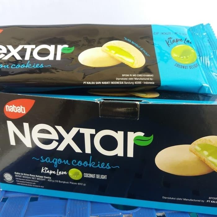 Gambar NEXTAR Snack Brownis rasa KELAPA 42 gr (box= 10 saset) dari amardeep shop undefined Tokopedia