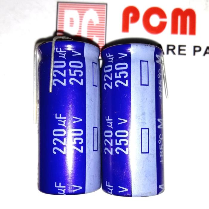 Condensateur Électrolytique 220µF (Microfarad) 250V - 1 Pièce - Marque Philips - Neuf Pour Réparation Électronique