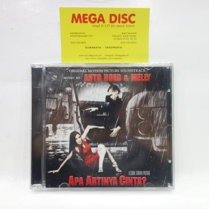 Jual Cd Anto Hoed Melly Goeslaw Apa Artinya Cinta Ost Album Soundtrack Kota Surabaya Mega Disc Tokopedia
