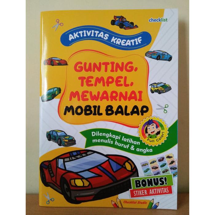 Jual Aktivitas Kreatif Gunting Tempel Mewarnai Mobil Balap Full Color Kab Sleman Mall Buku Murah Tokopedia