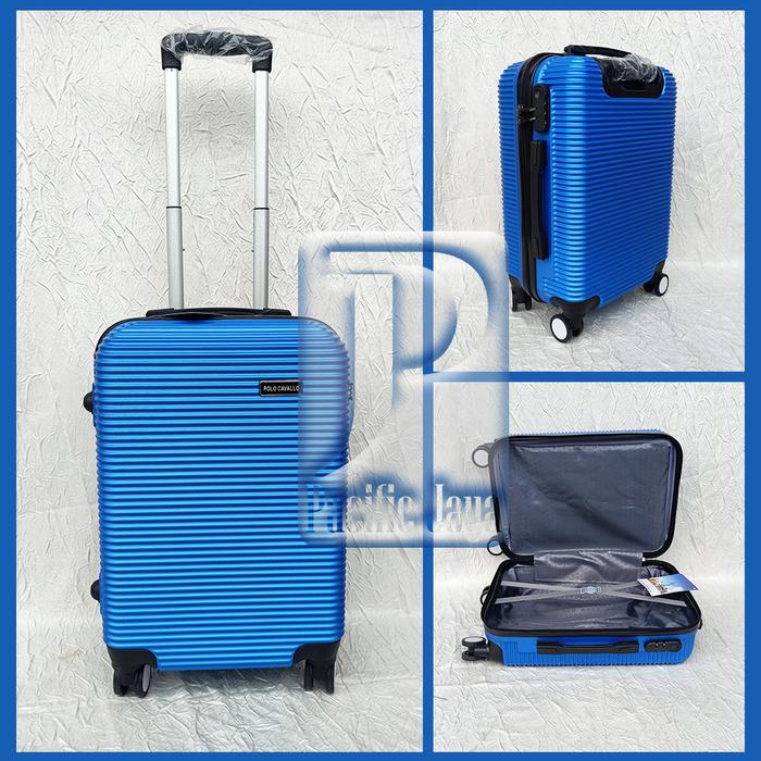 Gambar Koper Polo Cavallo 20 Inch CM81 - Variasi - Silver Blue dari Pacifik Jaya undefined Tokopedia