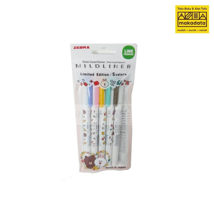 Jual SET MILDLINER MIDLINER LINE ZEBRA WARNA PASTEL MURAH
