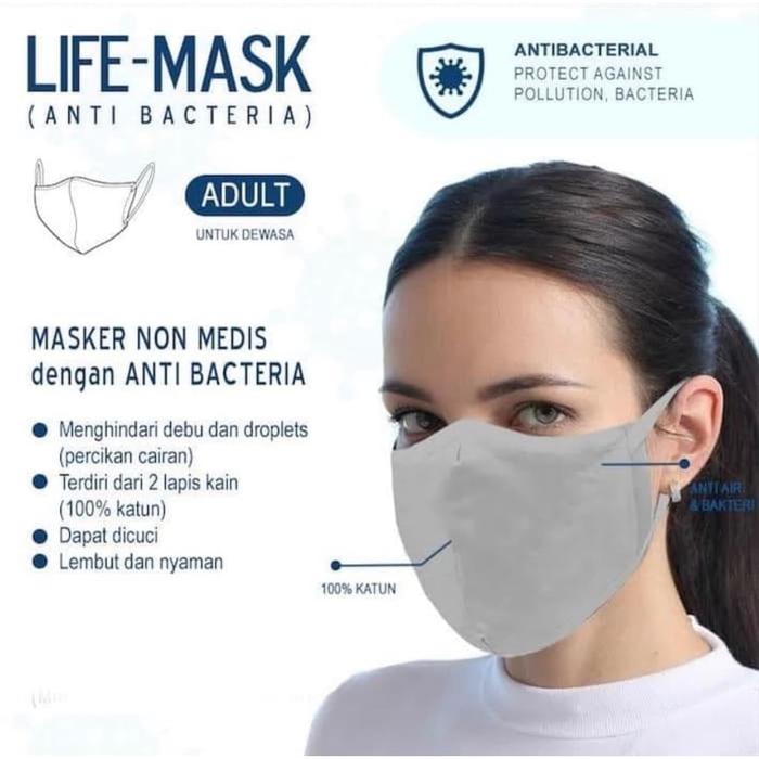 Jual Masker Corona Earloop Kain Putih Kota Surabaya Baby Wear Tokopedia